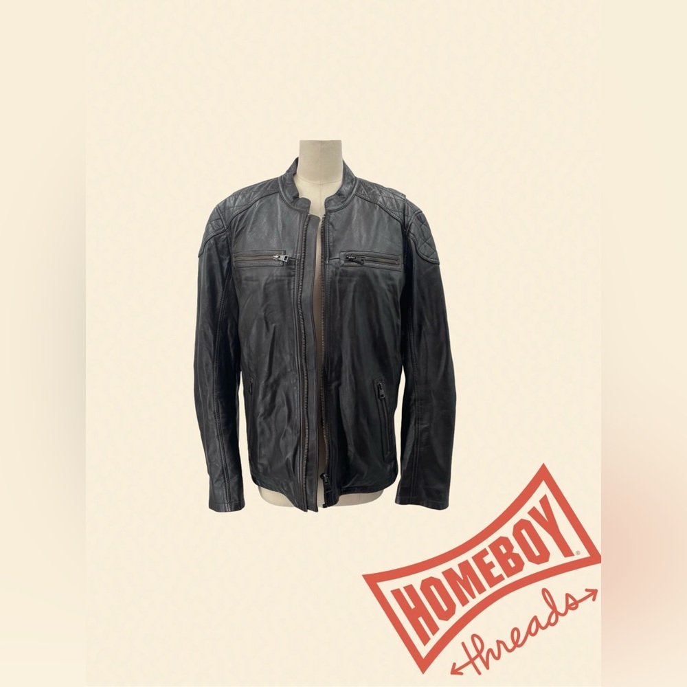 DANIER Black Stylish Leather Jacket